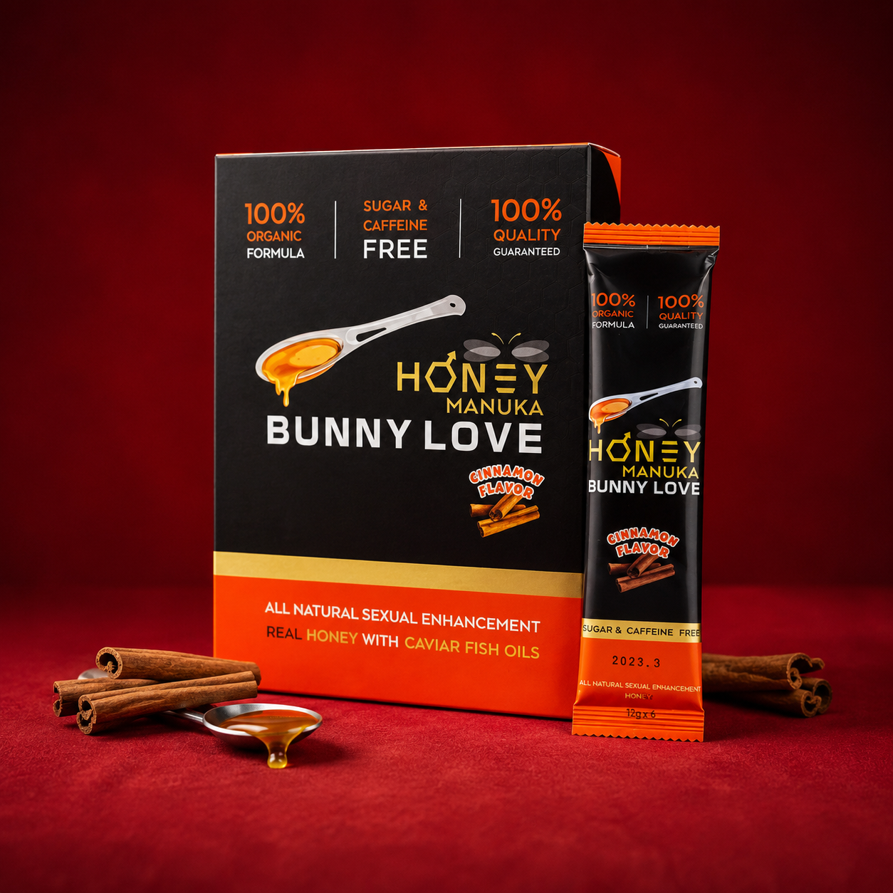 Bunny Love Cinnamon Flavored Manuka Honey